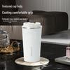 Insulated Stainless Steel Coffee Cup with Smart Temperature Display and Lid - Portable Gift for Men and Women