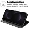 Coque de protection - BOOLING - pour Samsung Galaxy S25 Edge - Antichoc - Cuir synthétique - Noir