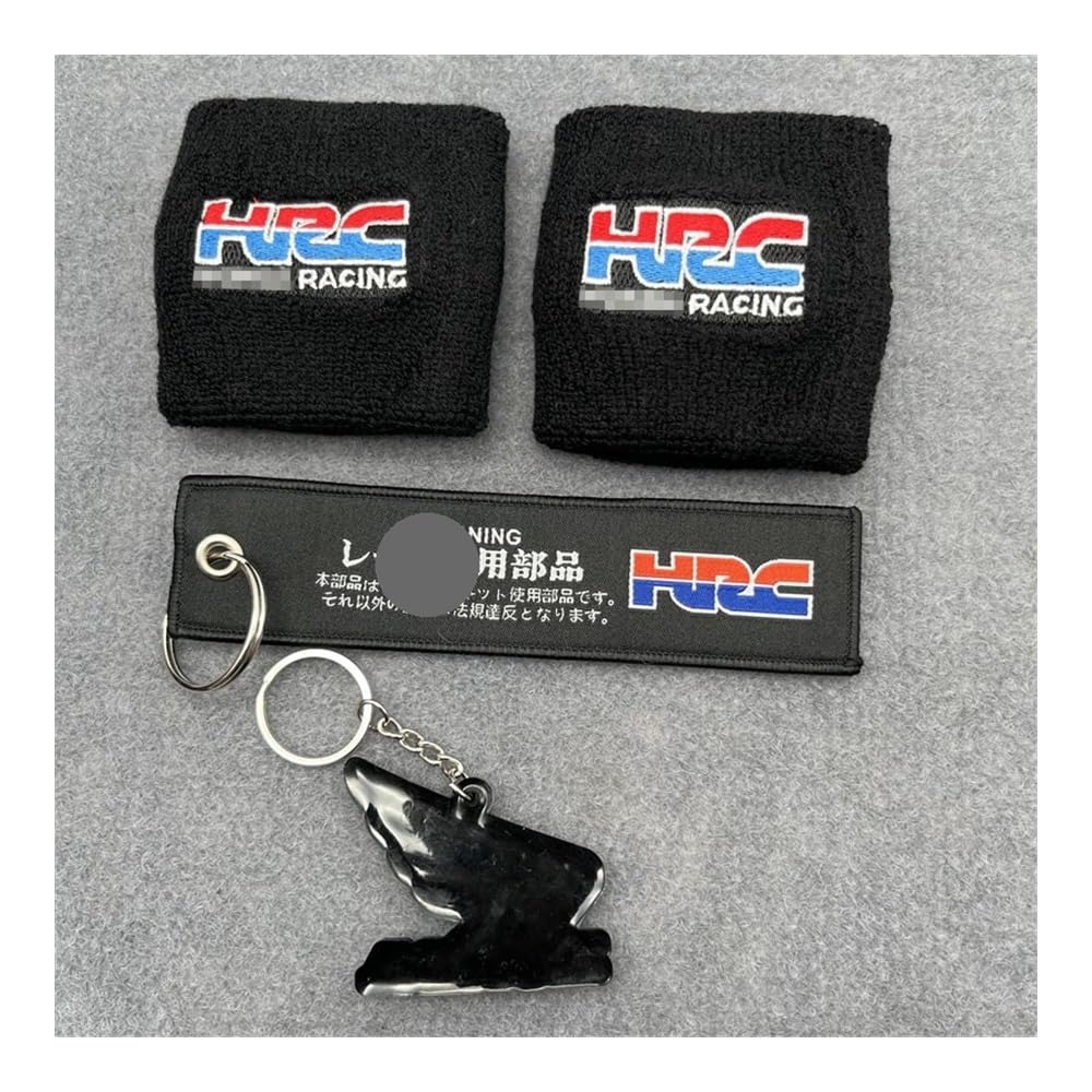 Motorcycle Filler Cup Tank Cap Motorcycle HRC Embroidery Logo Fluid Front Rear