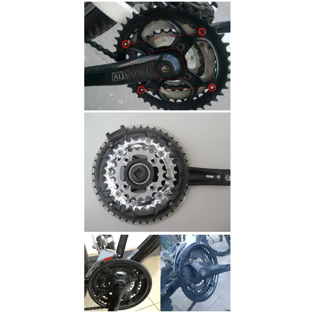 42T 44T 46T 48T 52T MTB kolo Univerzální kryt kliky jízdního kola Převodník klik Sada řetězu Kryt kola