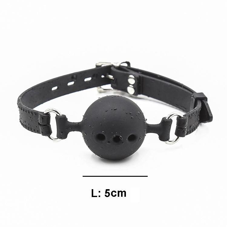 3 Sizes Soft Safety Silicone Open Mouth Gag Ball Bdsm Bondage Slave Ball Gag Erotic Sex Toys For Woman Couples Adult Sex