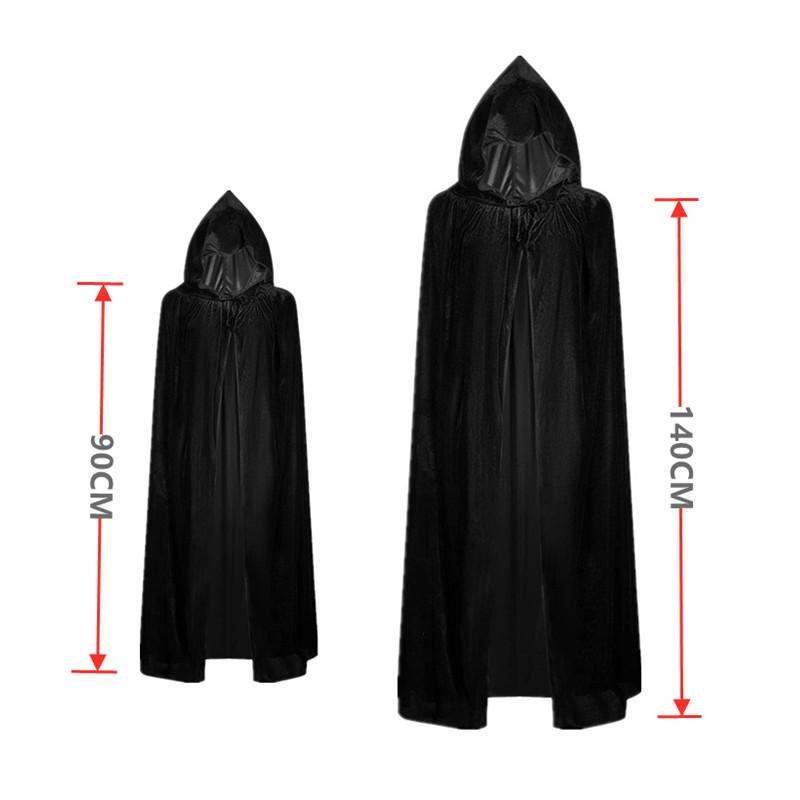 Costum Înfricoșător de Halloween Costum Grim Reaper pentru Băieți Costum Copii cu Ochi Roșii Strălucitori cu Mănuși Mască