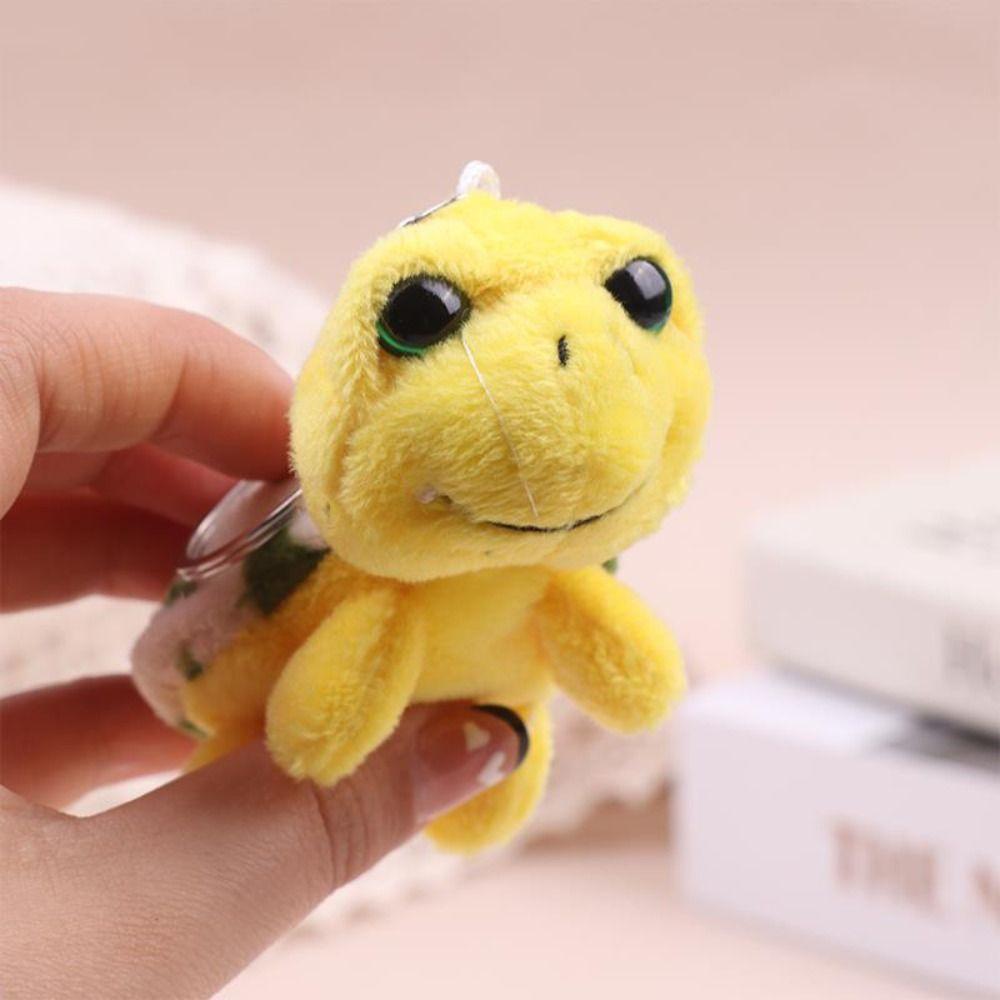 PP-Baumwolle Schildkröten-Plüschanhänger Plüschschildkröte Schildkröten-Plüschschlüsselanhänger Mini-Tierspielzeug Geburtstagsgeschenk