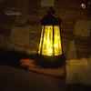 Solcelle Drevet StiLys Hengende Lykt, Retro Lykt Hage Lampe, Vanntett Dekorativ Lampe Utendørs Lys for Bakgård Veranda Terrasse Dekorasjon Belysning