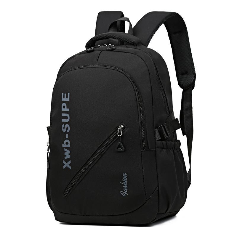 Fashion backpack Junior high school student college girl cute simple backpack high-end school bag lightweight large-capacity travel bag