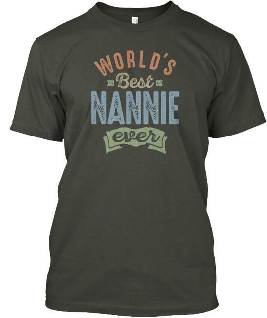 Fun Best Nannie T-Shirt Made in the USA Size S to 5XL M