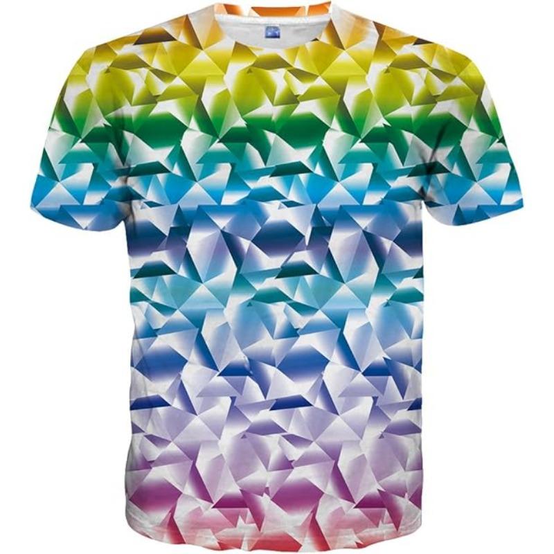

Neutral 3D Printed Shirt with Color Space Pattern T-shirt Suitable for Men Women and Teenagers Fashion Shirt 6XL