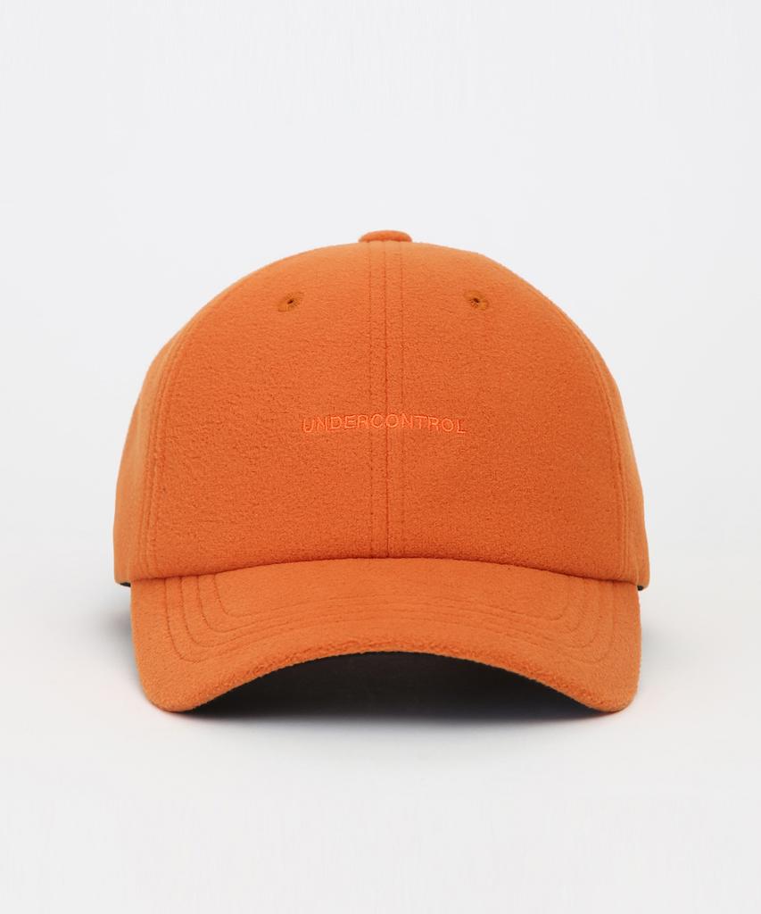 Eondeokeonteulol Winter Fleece Ball Cap U Logo / Polar Fleece / Sunny Orange