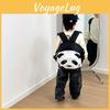 Adorable Cartoon Panda Canvas Backpack For Boys And Girls Age 3 To 6 Years
