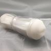 Double-Headed Transparent Airplane Cup for Gay Men: Interactive Masturbation Trainer with Manual Rotation.