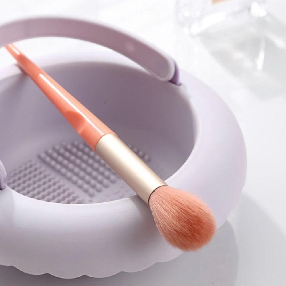 Washing and Drying Silicone Makeup Brush Cleaner Thickened Beauty Tools Scrubber  Make-up Egg