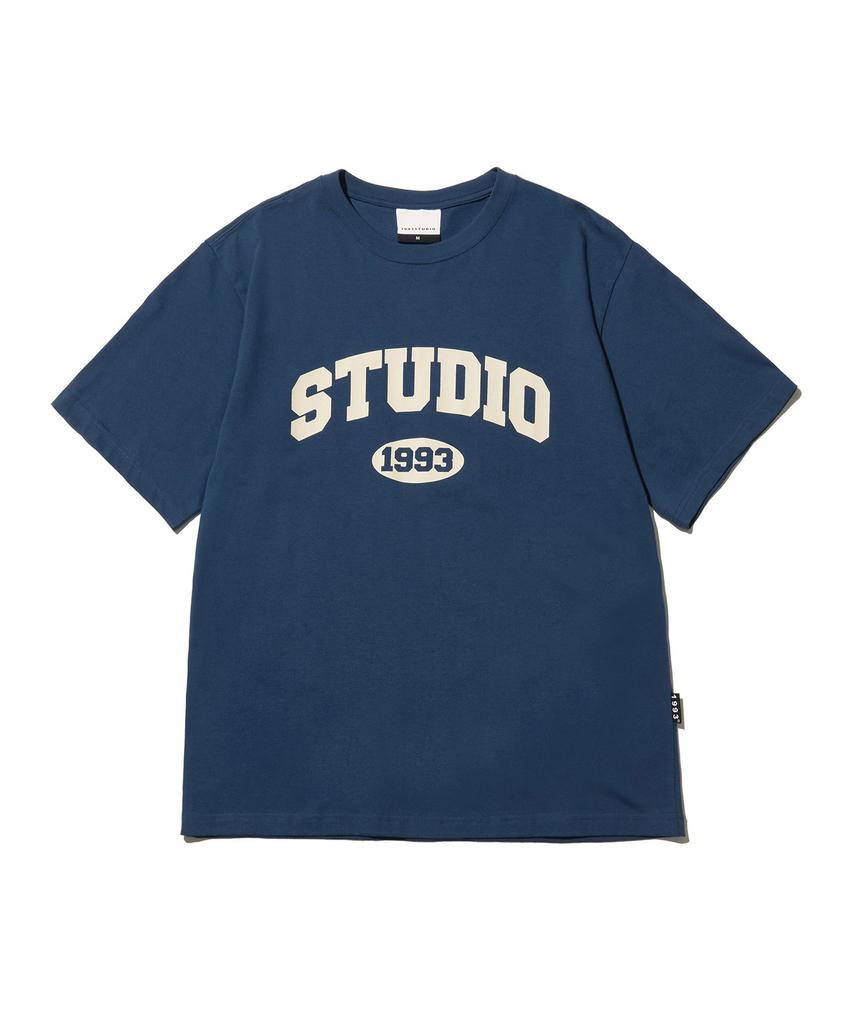 1993STUDIO Arch Logo T-Shirt_Blue