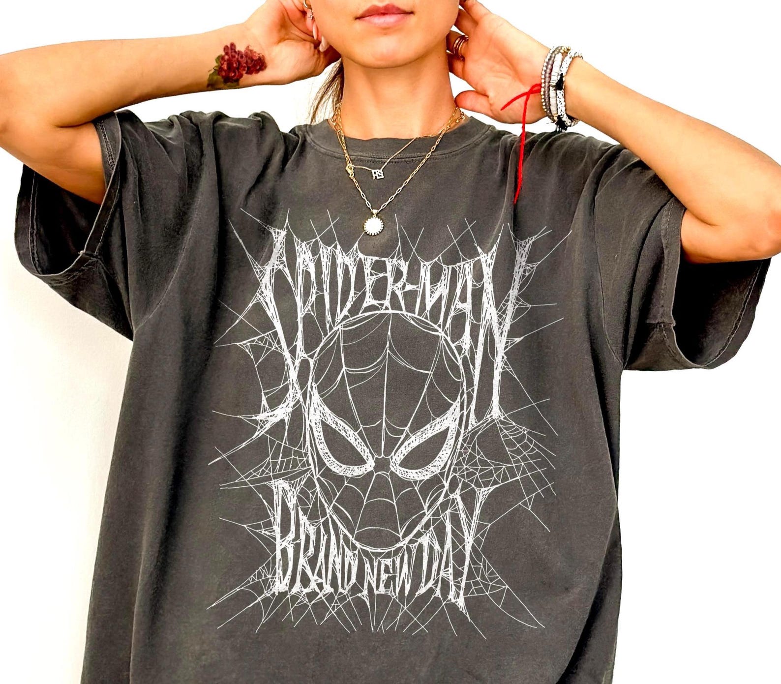 Spider-Man Brand New Day Silhouette Shirt - Peter Parker Shirt,Spiderman Movie Tshirt,Tom Holland Shirt,Spiderman Kids Shirt,SuperHero Shirt S
