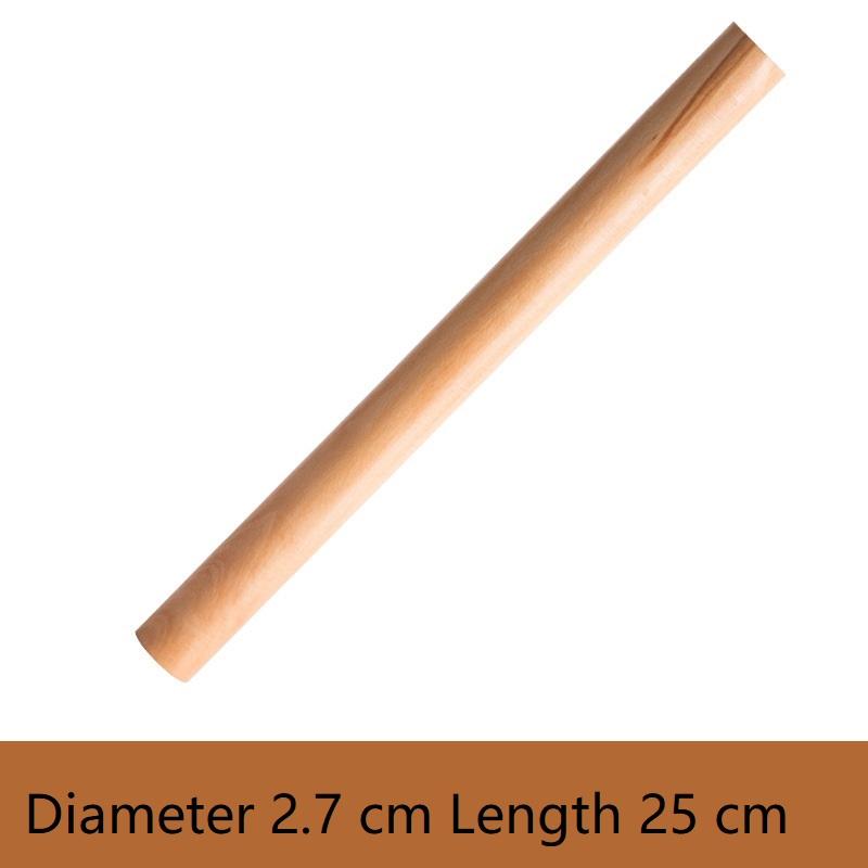 Solid Wood Food Grade Rolling Noodle Stick  Dumpling Skin Household Rolling Noodle Stick Non Stick Skin Kitchen Baking Tool