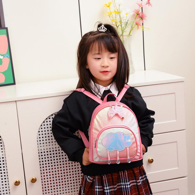 Adorable Floral Pattern Hard Shell Backpack For Kindergarten Kids Unisex