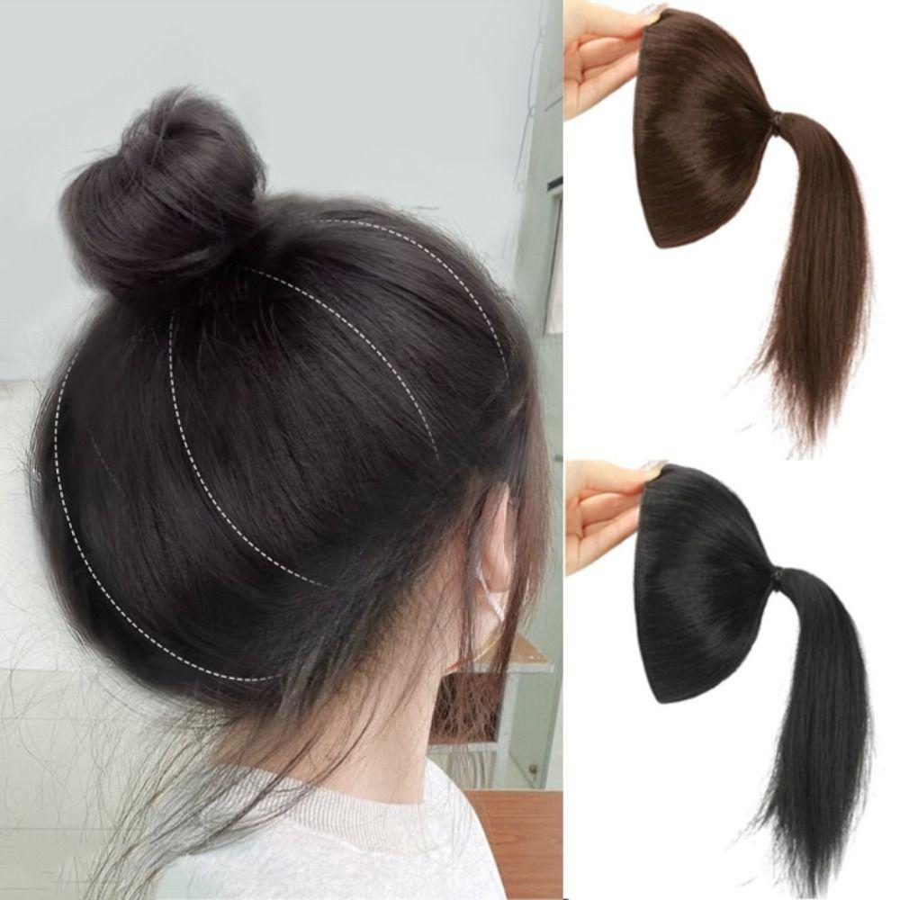 

Wig Cushion Fluffy Hair Pad Invisible Invisible Hair Bun Increase Hair Volume 15CM естественный/чёрный