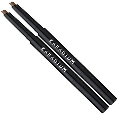 Karadium Flat Eyebrow Auto Pencil 0,3 g, Nr. 3 Real Brown, 2 Stk.