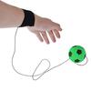 Wrist Return Ball Portable High Elasticity Tear-Resistant Football Shape Bouncy Ball Wristband Toy Indoor Supply