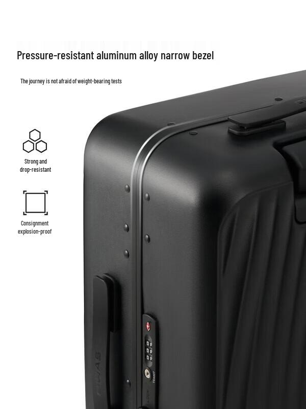 OIWAS Aluminum Frame Travel Suitcase