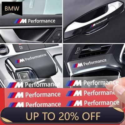 Car Interior Dekoration Stickers Badges Auto Styling For BMW M M3 M4 M5 X1 X3 X5 X6 X7 F10 F20 F22 F30 G20 G30 Performance