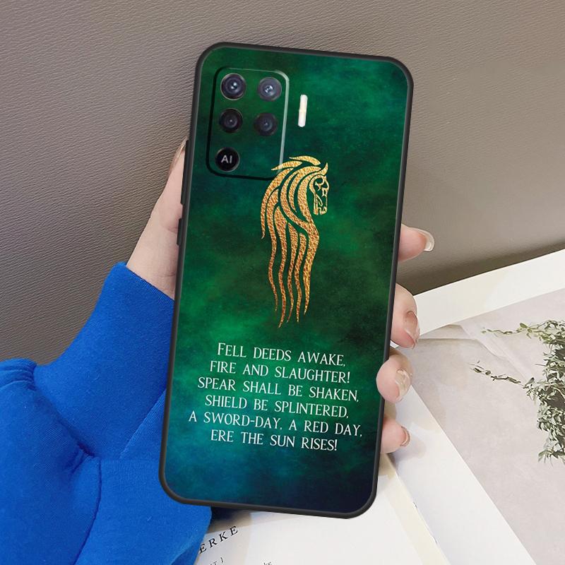 Rider of Rohan Case For Oppo A5 Pro A15 A17 A57 A77 A18 A38 A58 A78 A98 A94 A74 A54 A16 A76 A96 A40 A60 A80