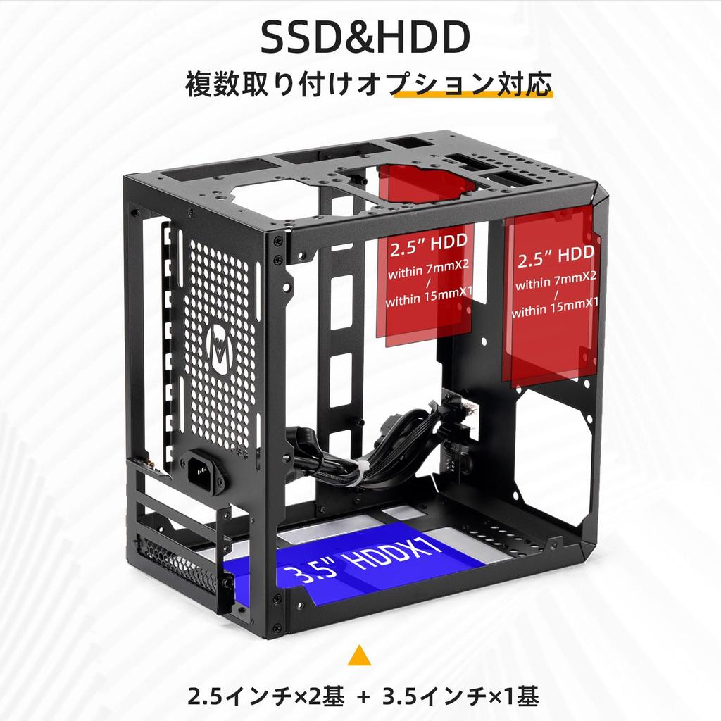 Mechanic Master C24 Mini-ITX Gehäuse, Gelb, Air-Version, Tragbar, Front-Typ-C, 135mm Luftkühlung, SFX-Netzteil und 245mm GPU-Unterstützung