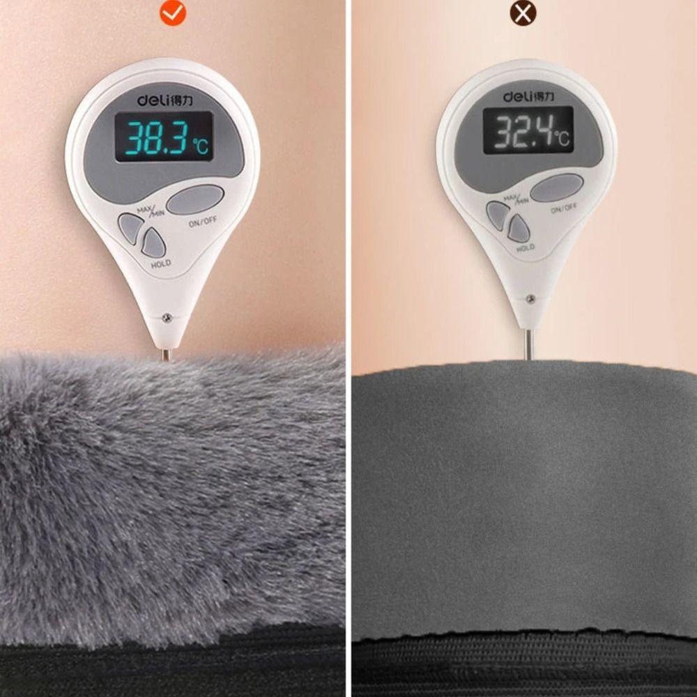 1 Pair Old People Plush Knee Warmer Wind Protection Faux Rabbit Hair Leg Warmer  Outdoor