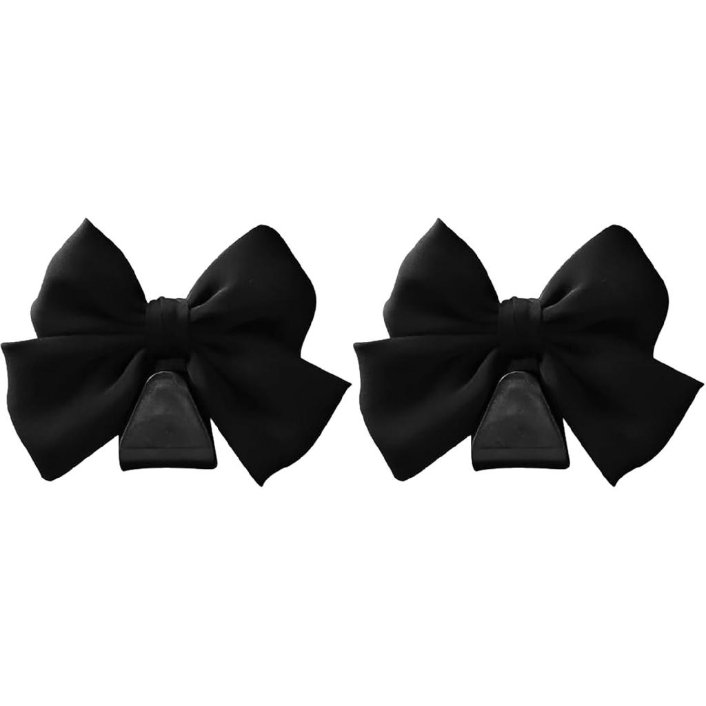 2PCS Car Seat Hooks, Cute Bow Car Seat Headrest Hooks for Purses, Bags, Umbrella, Universal Automotive Interior Decoration Accessoriesl for Vehicle,