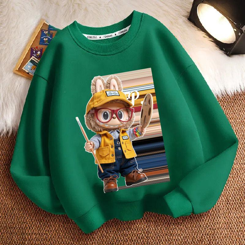 Loose Hoodies for Children, Fashionable Long-sleeved Hoodies for Boys and Girls in Spring and Autumn