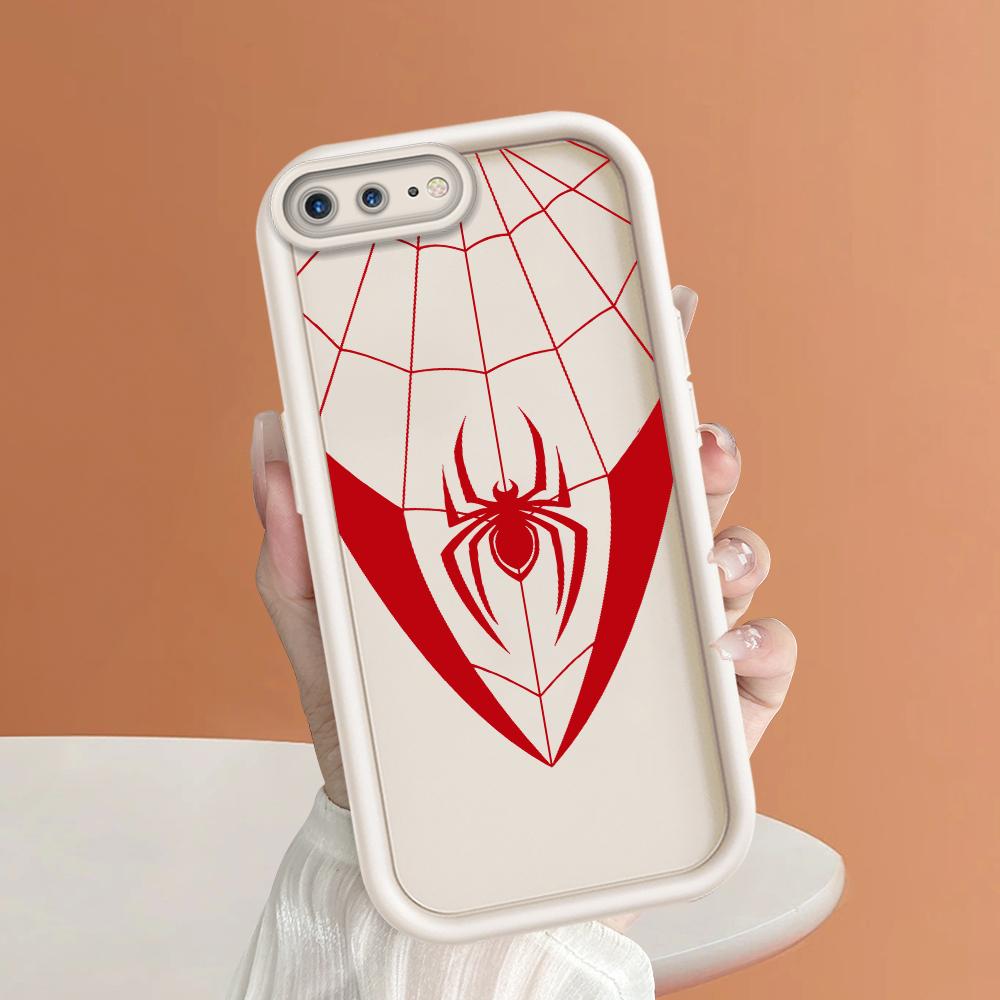 Силиконовый чехол для телефона с квадратной лестницей и рисунком паука для iPhone Samsung Galaxy Xiaomi Redmi POCO HUAWEI Honor, противоударный защитный резиновый чехол