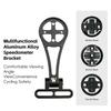 WEST BIKING YP0719401 MTB Bike Speedometer Holder Aluminum Alloy Stopwatch Mount, Adjustable Hollow Style