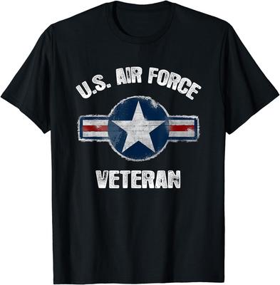 NOWA LIMITOWANA Koszulka Weterana Sił Powietrznych USA - Pomysł na Prezent dla Weterana USAF Koszulka S-5XL Koszulka Unisex