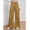 Plus Size Women's Elastic Wide-Leg Slimming Jeans