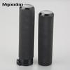 Mgoodoo 1"25mm Black CNC Motorcycle Hand Grips Racing Handlebar Grips Aluminum For VRSC XL XR Dyna Softail and Touring Models