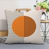 Abstract Geometric Nordic Style Soft Comfortable Pillow Case For Sofa Living Room Home Office Decor Protective Covers