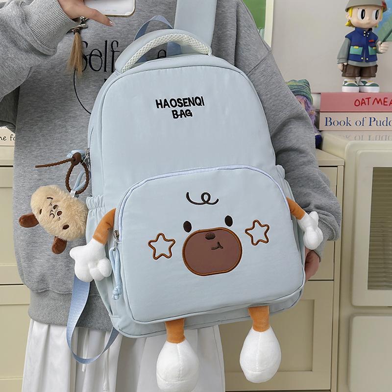 Schoolbag Cartoon Cute Large Capacity School Bag Female Junior High School Student Japanese Girl Elementary School Student Backpack Travel Backpack