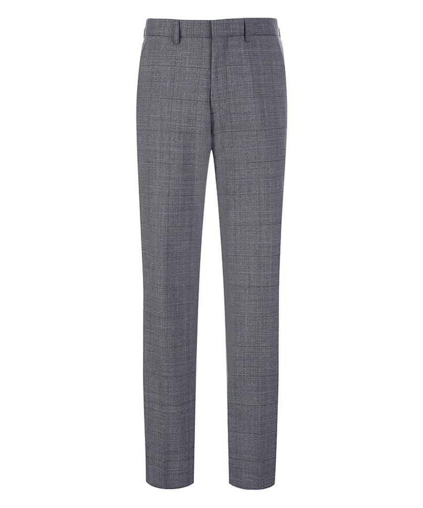 TREMOLO Grey Glen Check Suit Pants_Tgbgbys1121