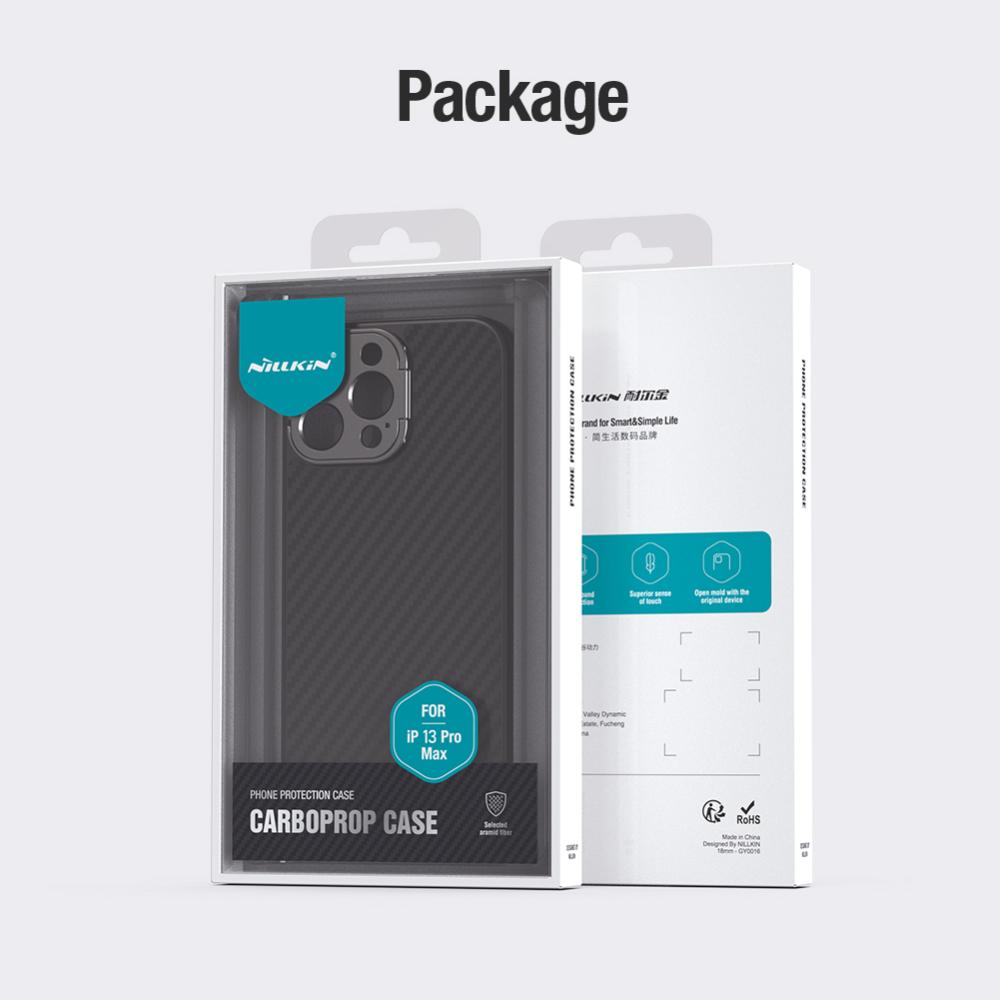 NILLKIN Für iPhone 15 Pro Max Magnetische Aramidfaser-Hülle mit Ständer Anti-Drop All-Inclusive für iPhone 14 13