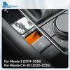 Oberes Wildleder-Zierleisten-Aufkleber LHD RHD für Mazda 3 BP Axela CX30 CX-30 2024 2025 Elektronische Handbrems-Aussparung