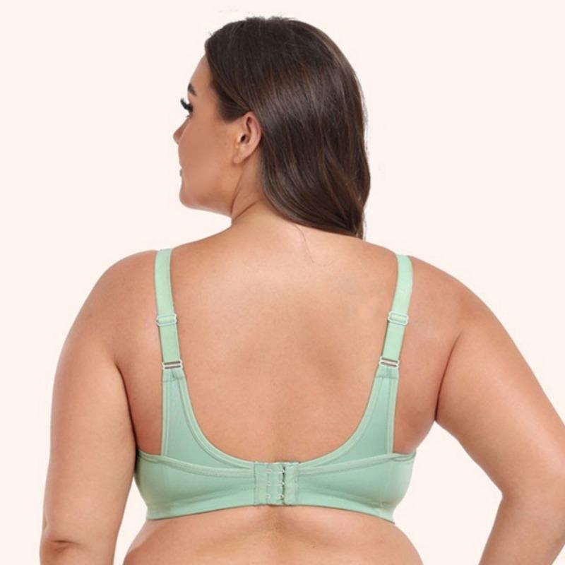 High-heeled Full-coverage Shockproof Large-size Sports Bra for Large Breasts European and American Yoga and Fitness Underwear