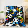 Soccer Ball Splash Blanket bedroom Blanket for Livingroom Couch lunch break Soft throw for Friend's festival Gift
