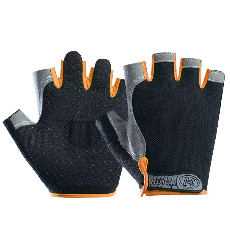 Cycling Motorcycle Gloves for Men Women Breathable Anti-slip Fitness Gym Gloves MTB Bicycle Gloves Summer Sport Fingerless Glove