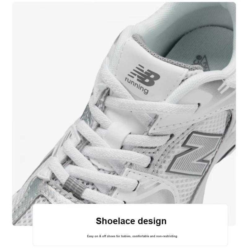 New Balance 530 Little Kid White Silver Kids Sneakers PZ530AD