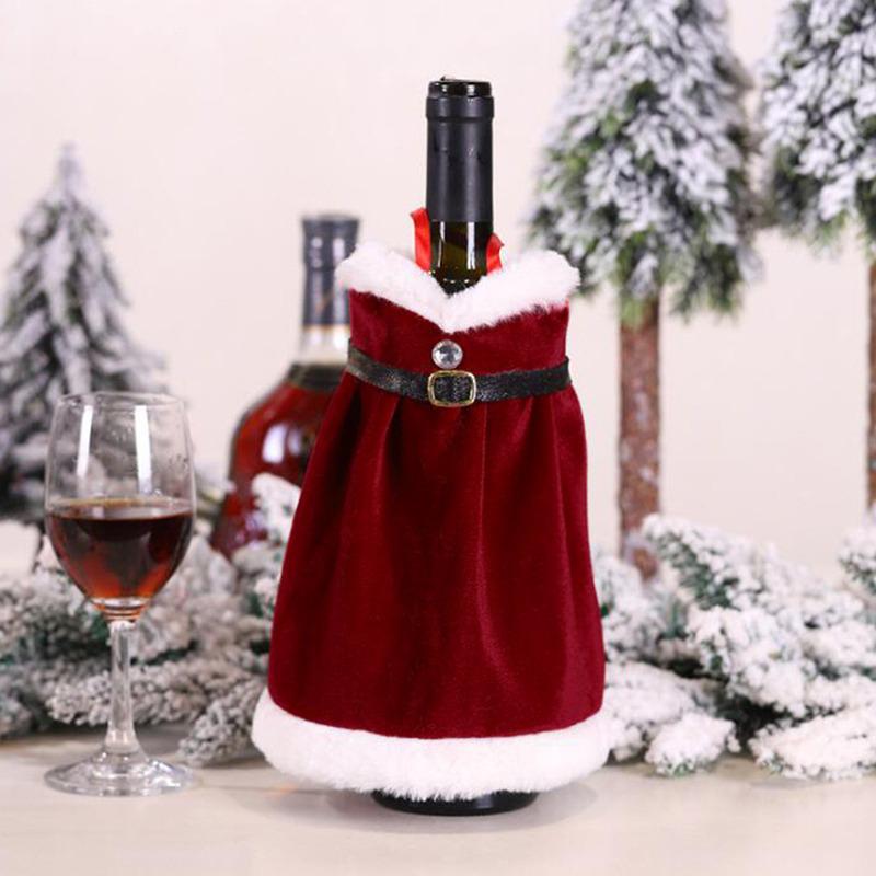 

Christmas Wine Bottle Cover Merry Christmas Decorations For Home2025 Christmas Ornament Xmas Navidad Natal Gifts New Year 2026