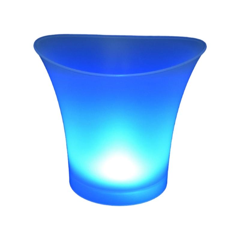 Light Up Champagne Beer Bucket PP Material Suitable for Indoor Outdoor X3UC