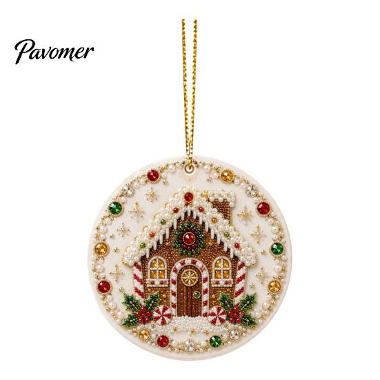 Holiday Tree Decorations Christmas Acrylic Hanging Ornament, Double Side Printed Decorative Piece Decor Pendant, Festive Home Decoration Gift