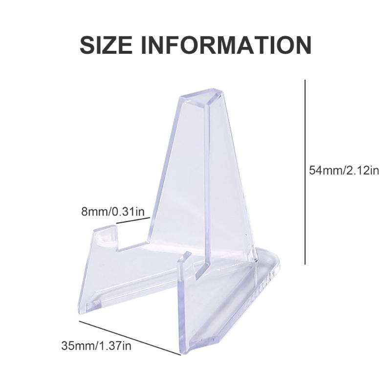 Versatile Acrylic Coin and Card Display Stands Durable Coin Stand Collection Display  Holder for Various Items
