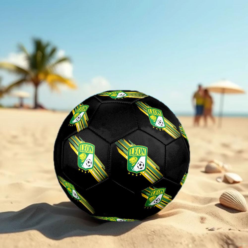 1pc Club Leon Soccer Ball Size 5 Indoor Soccer Ball Fashion Colorful Backyard Game - Great For Sports Fans Gift HE41