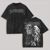 Fit GACHIAKUTA Printed T-shirt Washed and Made Old Heavy Cotton Short Sleeve for Men and Women