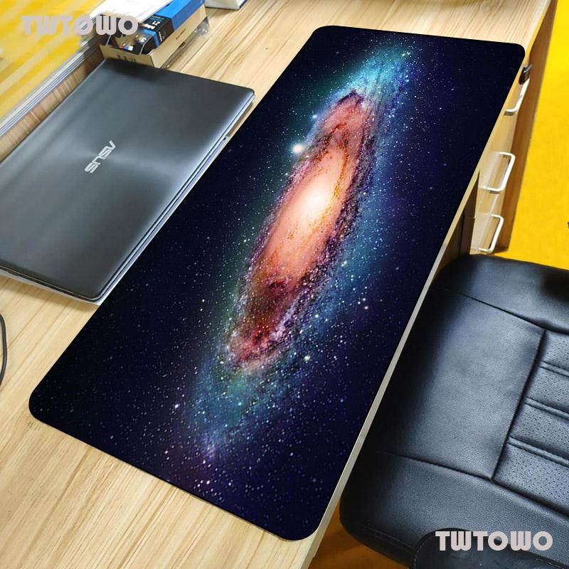 

Space Computer Mouse Pad Gamer Mouse Pads Large Gaming Mousepad XXL Desk Mause Pad Keyboard Carpet Gaming Accessories for CS GO Size 600x300x2 mm